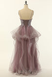 Tulle Appliques Formal Dress