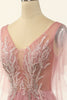 Load image into Gallery viewer, Blush Beading Tulle A-line Formal Dress