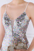 Load image into Gallery viewer, Dazzle Light White Seuiqned Mermaid Prom Dress