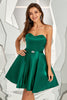 Load image into Gallery viewer, Dark Green Sweetheart A Line Cocktail Dress