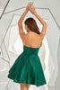 Load image into Gallery viewer, Dark Green Sweetheart A Line Cocktail Dress