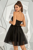 Black Sweetheart Cocktail Dress