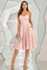 Load image into Gallery viewer, Blush Sweetheart A Line Cocktail Dress