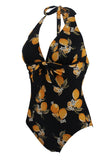 Black Lemon One Piece Swimwear