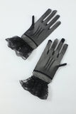 Four Pieces Earrings Gloves Party Accessories Sets