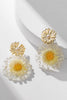 Load image into Gallery viewer, Simple Daisy Spring Summer Earrings