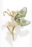 Transparent Wings Angel Brooch