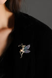 Transparent Wings Angel Brooch