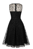 Black Lace Vintage Dress