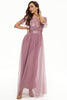 Load image into Gallery viewer, Sequins Tulle Mother of Bride Dress