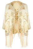 Fringes Sequin 1920s Cape