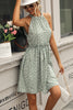 Load image into Gallery viewer, Green Floral Summer Casual Dress