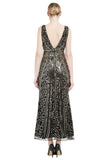 Sequin V-neck Midi 1920s Flapper Dress