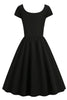 Load image into Gallery viewer, Black and Red Halloween Vintage 1950s Dress
