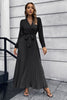 Load image into Gallery viewer, Long Sleeves Ruffles Casual Dress with Belt