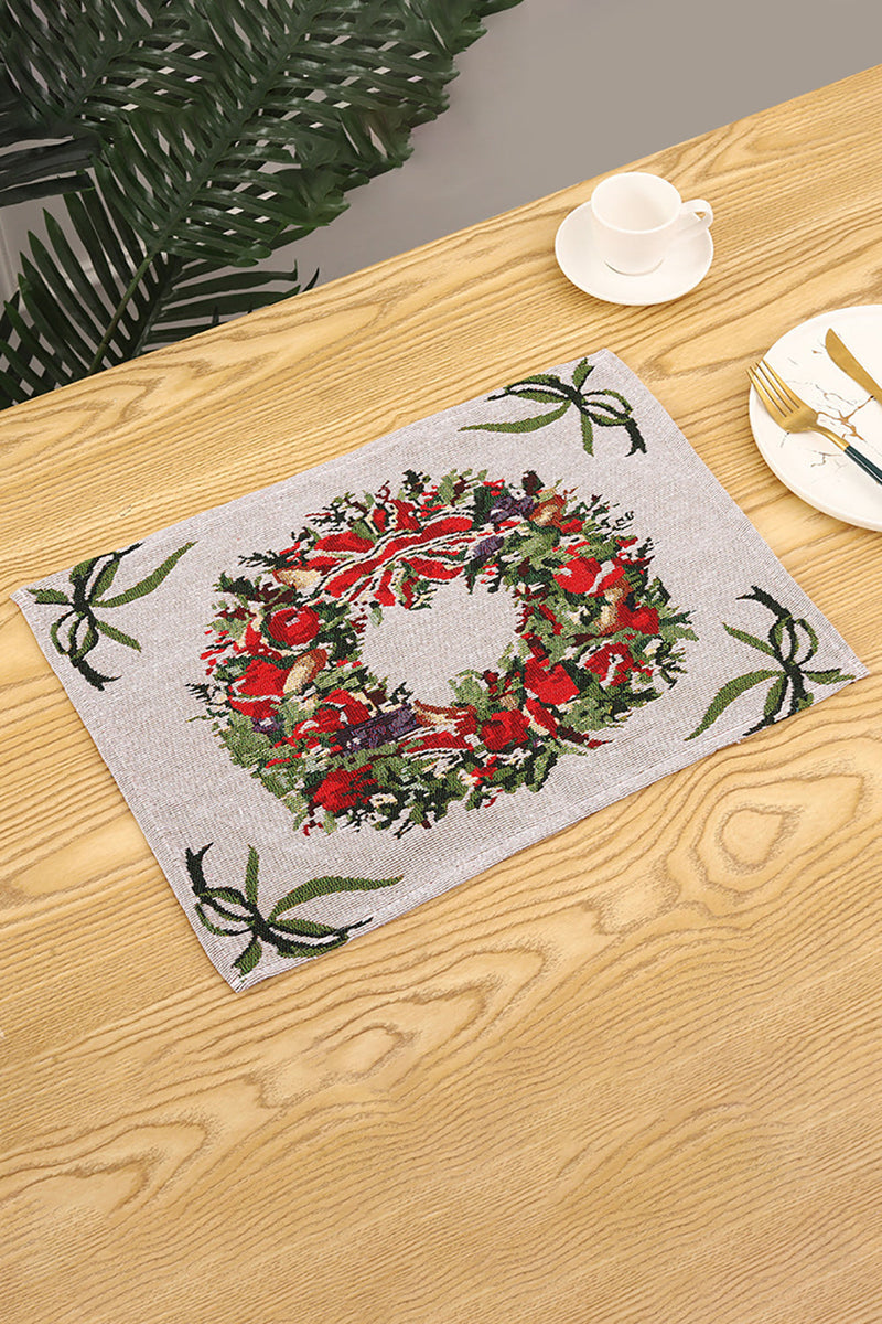 Load image into Gallery viewer, Christmas Print Pattern Plate Mat