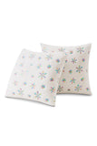 Christmas Gift White Snowflake Plush Pillowcase