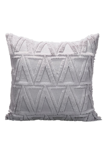 Grey Throw Pillow