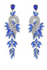 Load image into Gallery viewer, Green Earrings With Beadings and Rhinestones