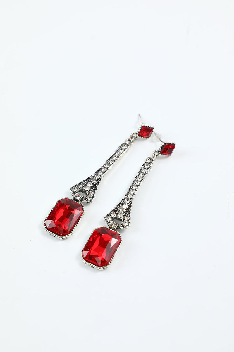 Load image into Gallery viewer, Red Five Pieces 1920s Party Accessories Set