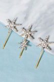 Simple Star Golden Rhinestones Hair Clip