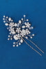 Load image into Gallery viewer, Handmade Beaded Pearl Bridal Hair Pin