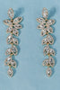 Load image into Gallery viewer, Vintage Simple Rhinestone Gold Leaf Earrings