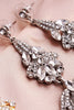 Load image into Gallery viewer, Simple Rhinestone Bridal Earrings