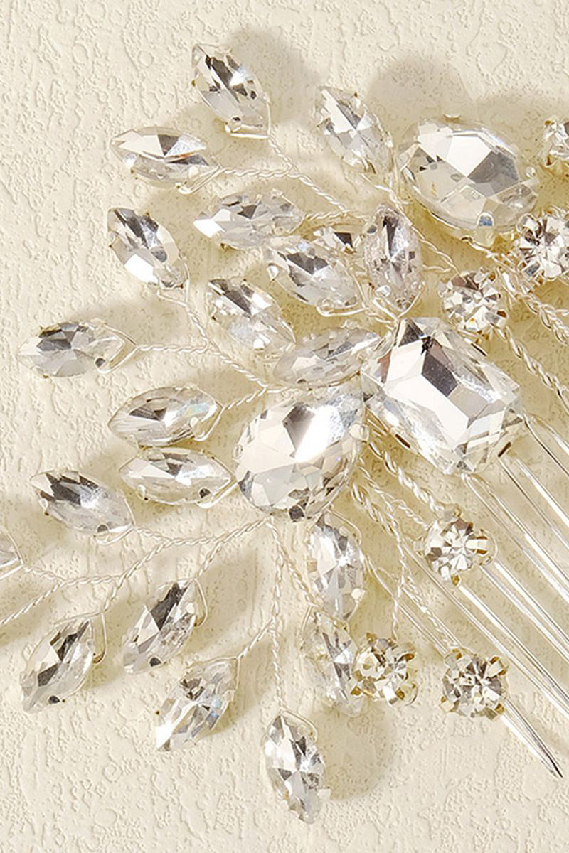 Load image into Gallery viewer, Handmade Crystal Flower Bridal Headpiece
