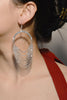 Load image into Gallery viewer, Sparkly Rhinestone Wrapped Silver Earrings
