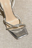 Load image into Gallery viewer, Rhinestone Open Toe Pump Heel Sandal