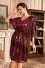 Load image into Gallery viewer, Red Sparkly 1920s Dress with Sequins
