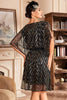Load image into Gallery viewer, Glitter Sequins 1920s Dress with Batwing Sleeves