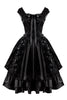 Load image into Gallery viewer, Halloween Black Vintage Dress with Lace