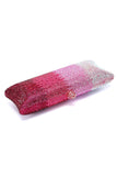 Fuchsia Ombre Saprkly Sequin Evening Clutch Bag