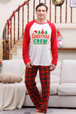 Family Red Plaid Merry Christmas Pajama Sets