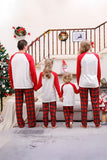 Family Red Plaid Merry Christmas Pajama Sets