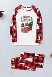 Plaid Printed Family Christmas Pajamas