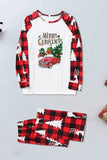 Plaid Printed Family Christmas Pajamas