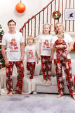 Family Matching Christmas Pajamas with Red Plaid