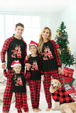 Christmas Family Red Plaid Pajama Sets