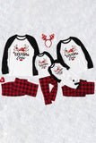 Plaid Christmas Matching Family Print Pajamas