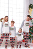 Load image into Gallery viewer, Print Grey Long Sleeves Matching Family Christmas Pajamas