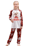 Christmas Red Print Family Pajamas Sets