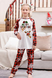 Christmas Red Print Family Pajamas Sets