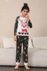 Load image into Gallery viewer, Dark Green Deer Christmas Family Pajamas Set