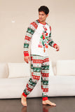 Red Green Family Christmas Tree Pajamas Set