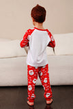 Red Deer Print Family Christmas Pajamas