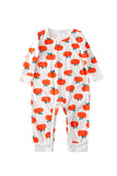 Orange Print Christmas Family Matching Pajamas Set