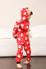 Load image into Gallery viewer, Family Red Christmas Claus Print Pajamas